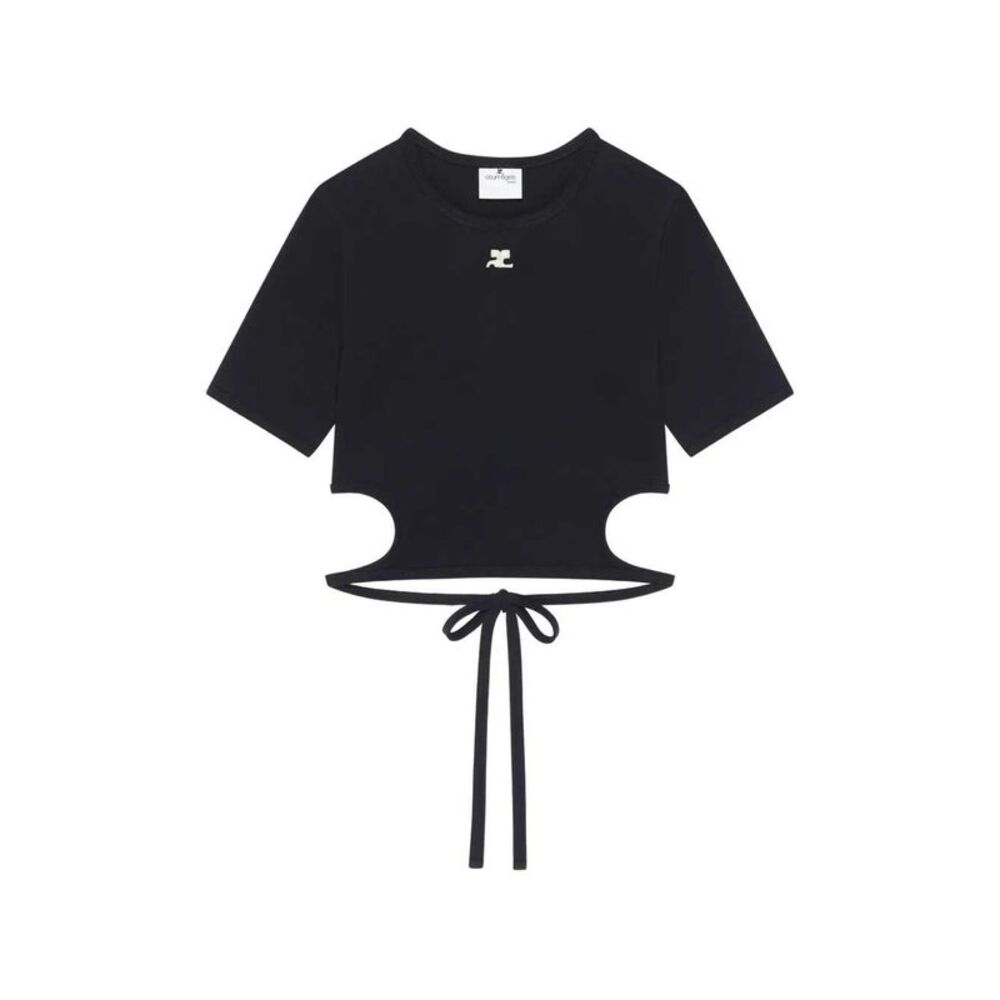 Courreges Women Cut-Out T-Shirt